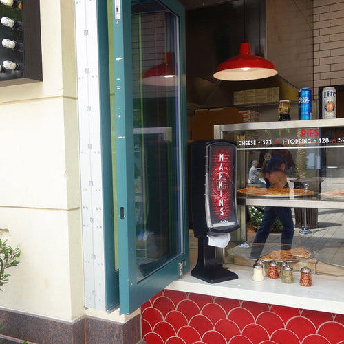 Moroccan Fish Scales Restaurant Tile Paired with Handcrafted Pizza