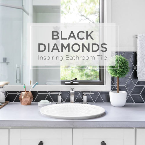 Black Diamonds -  Inspiring Bathroom Tile