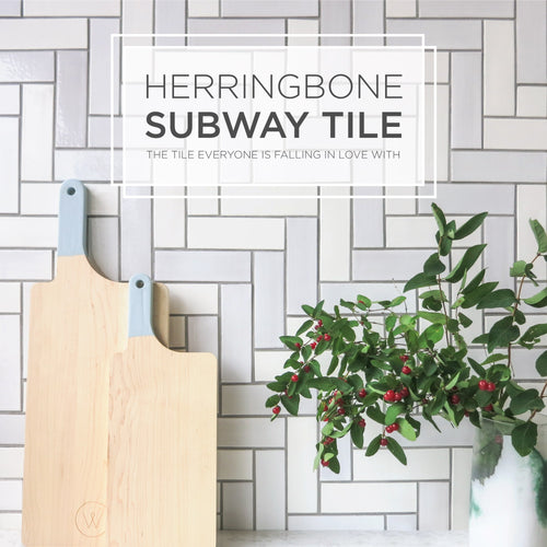 Why People Are Falling in Love With Herringbone Tile