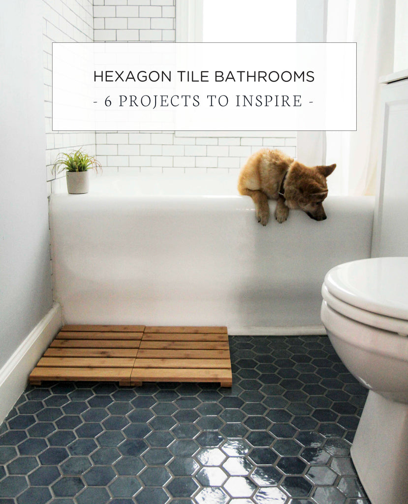 Hexagon Tile Bathrooms 6 Projects to Inspire