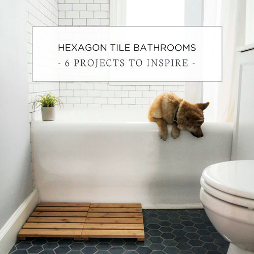 Hexagon Tile Bathrooms 6 Projects to Inspire