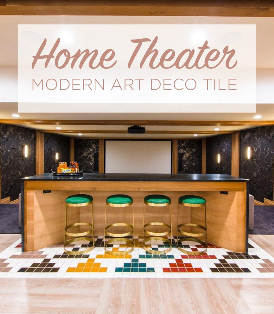 Home Theater - Modern Art Deco Tile