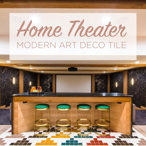Home Theater - Modern Art Deco Tile