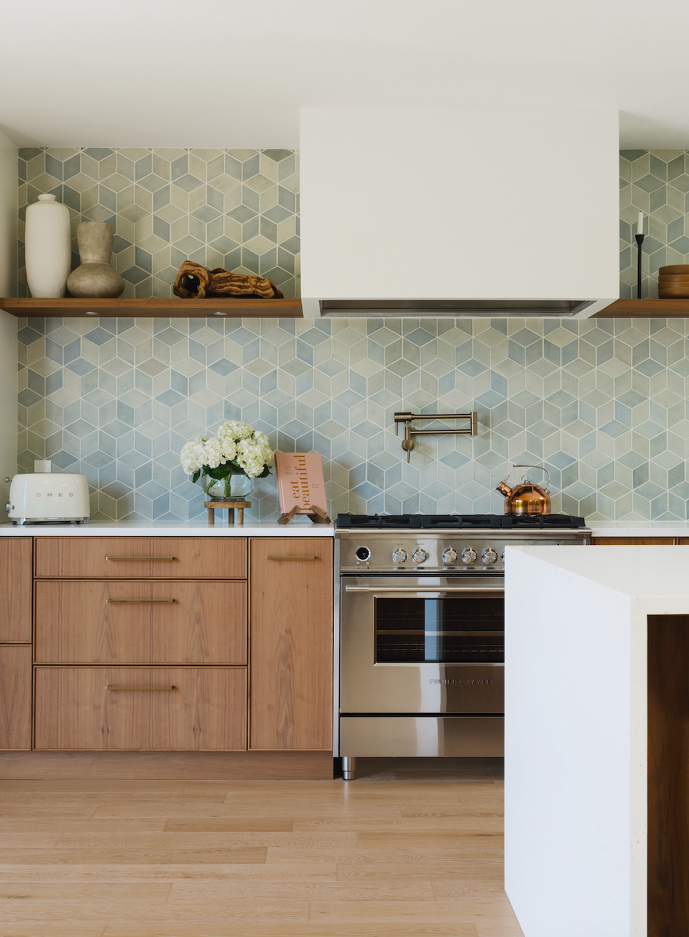 Airy Blue Opal Kitchen Oasis
