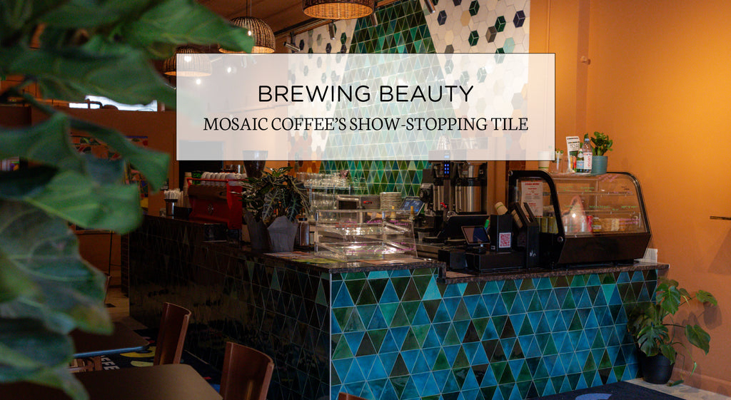 Brewing Beauty: Mosaic Coffee’s Show-Stopping Tile Wall
