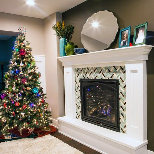 Gorgeous Fireside Living for the Holidays
