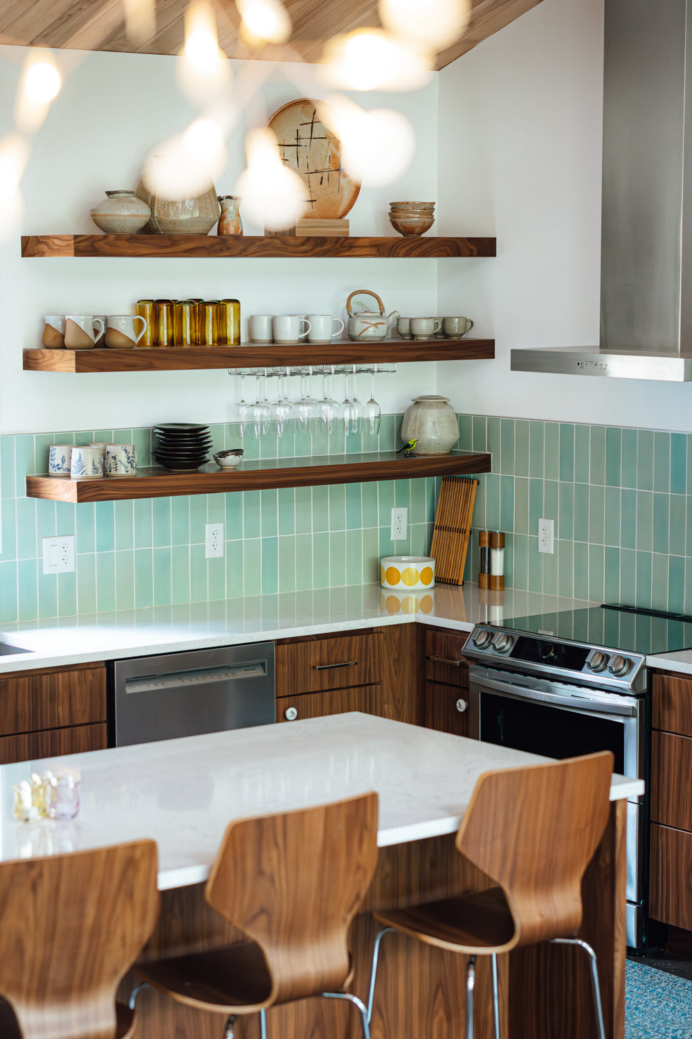 Dreamy Coastal Breeze Kitchen Backsplash