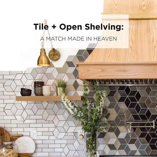 Open Shelving and Tile