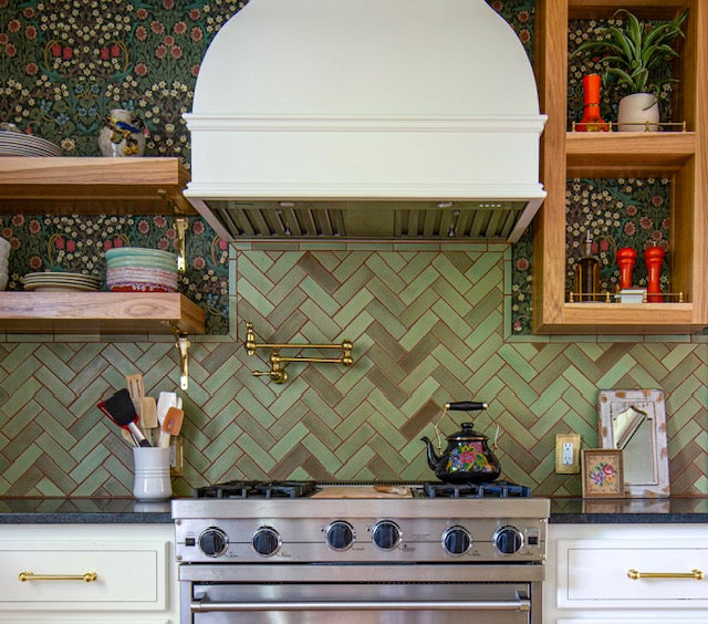 A Blooming Maximalist Kitchen