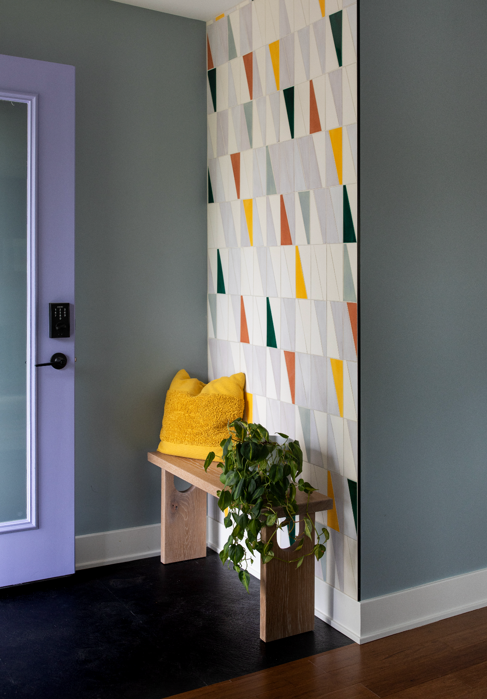 Colorful Rise Statement Wall