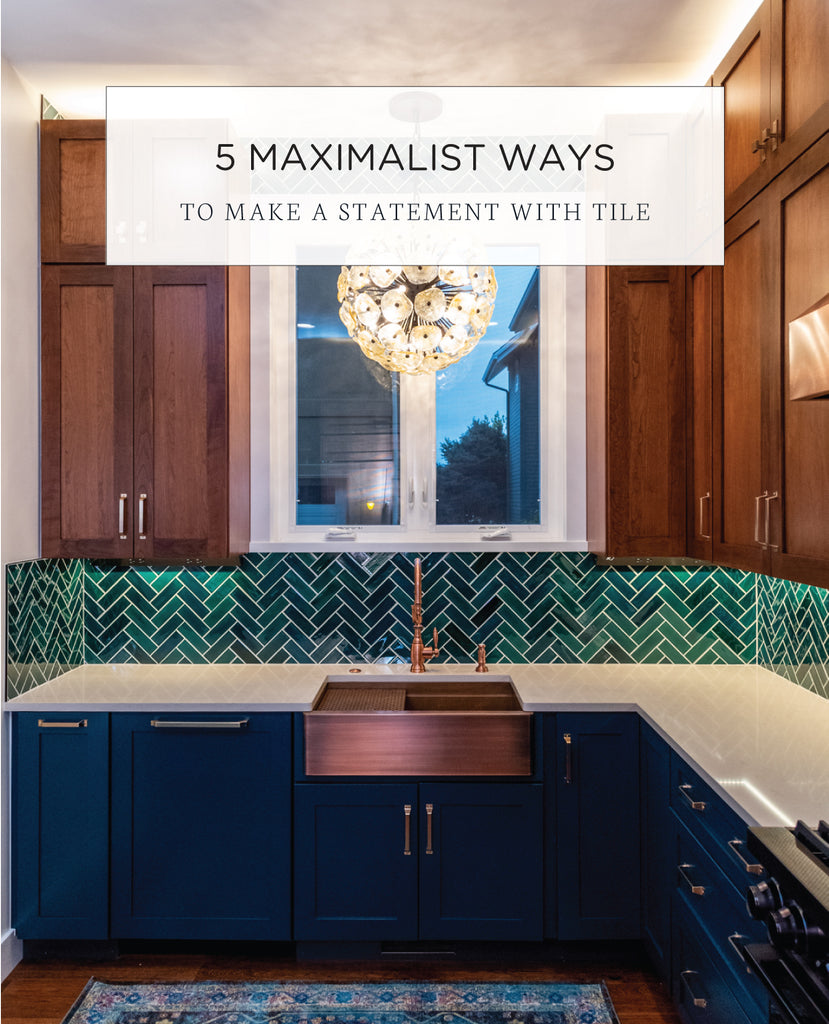 5 Maximalist Ways to Make a Statement with Tile