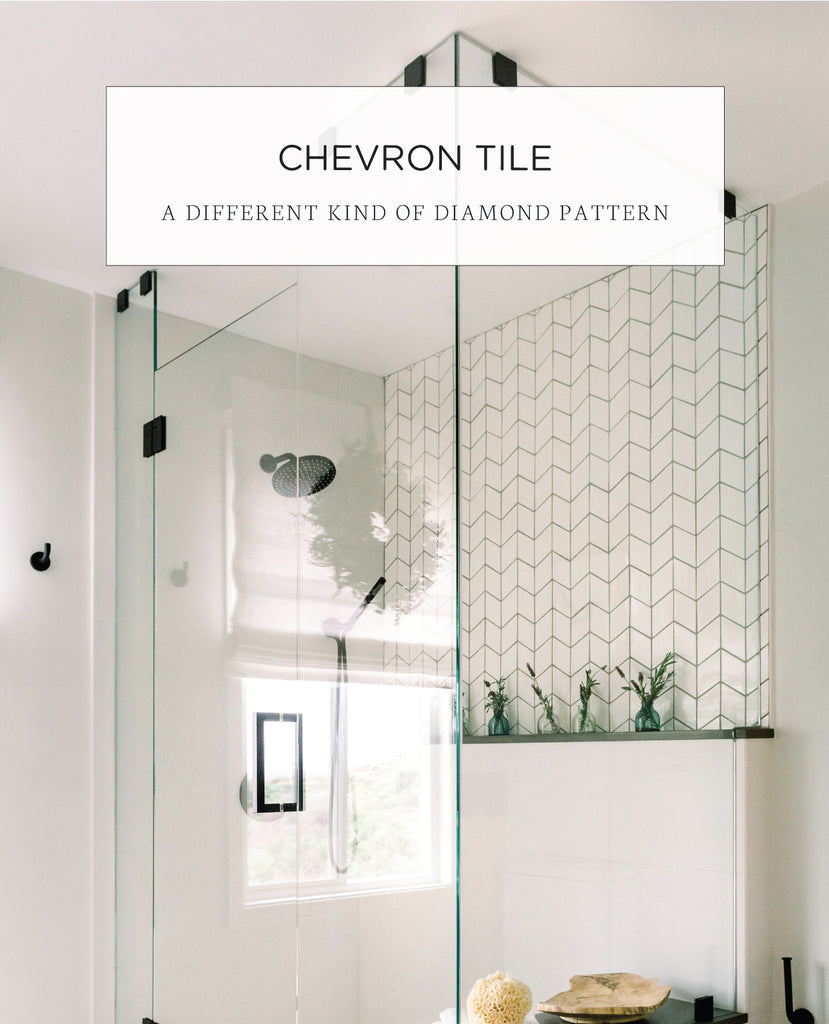 Chevron Tile: A Different Kind of Diamond Pattern