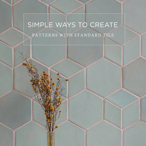 Simple Ways to Create Patterns with Standard Tile