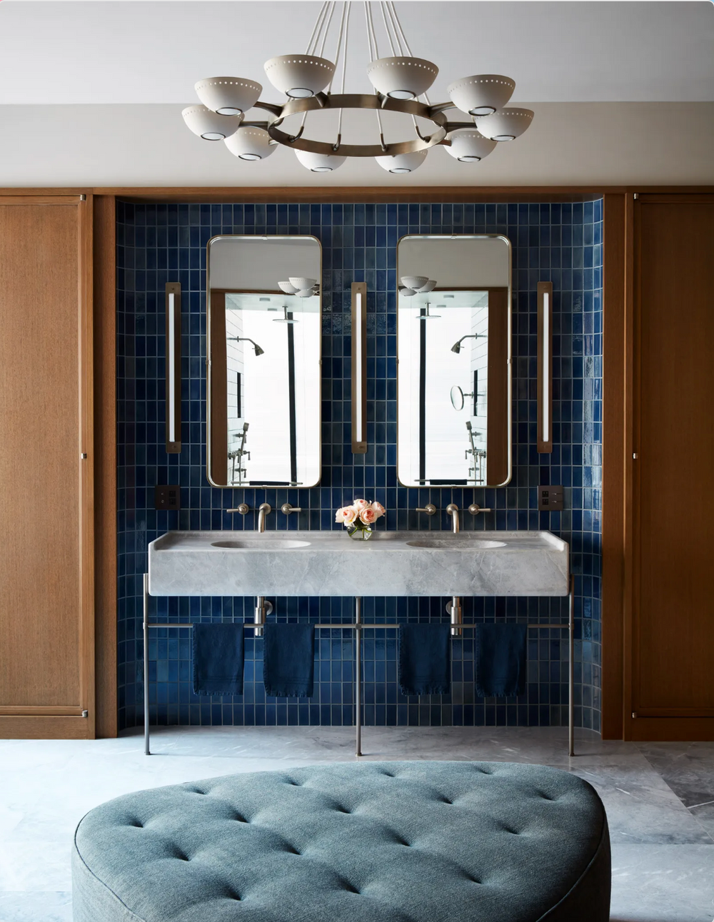 Tony Winner: Jeffrey Seller’s Manhattan Town House - Bathroom Tile
