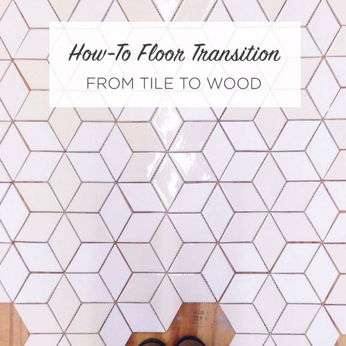 How-To Floor Transition From Tile to Wood