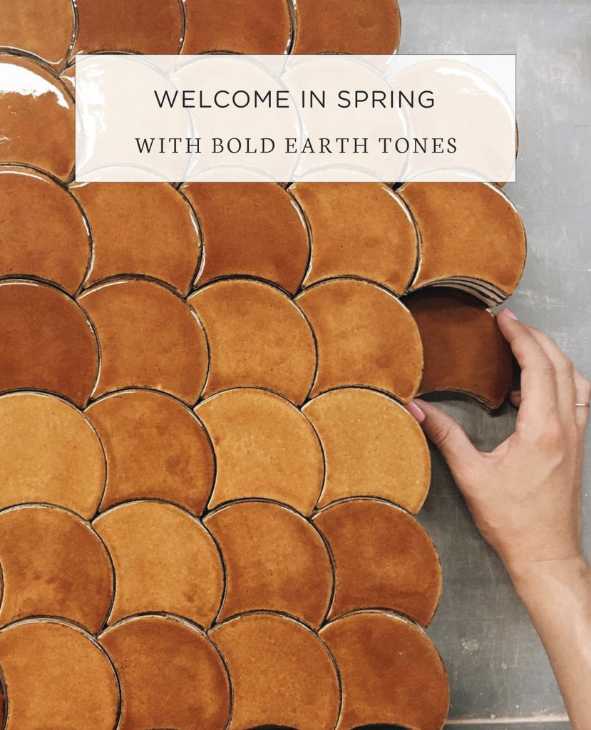 Welcome in Spring with Bold Earth Tones
