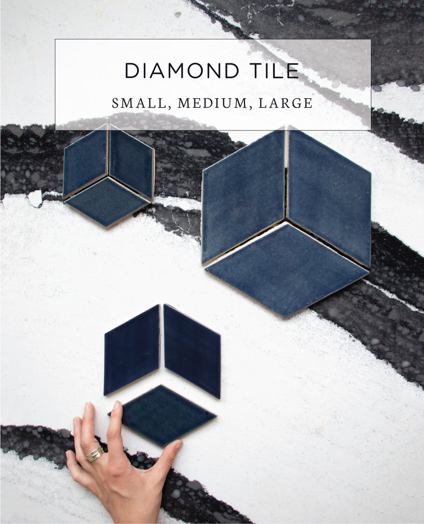 Diamond Tile Small, Medium, Large