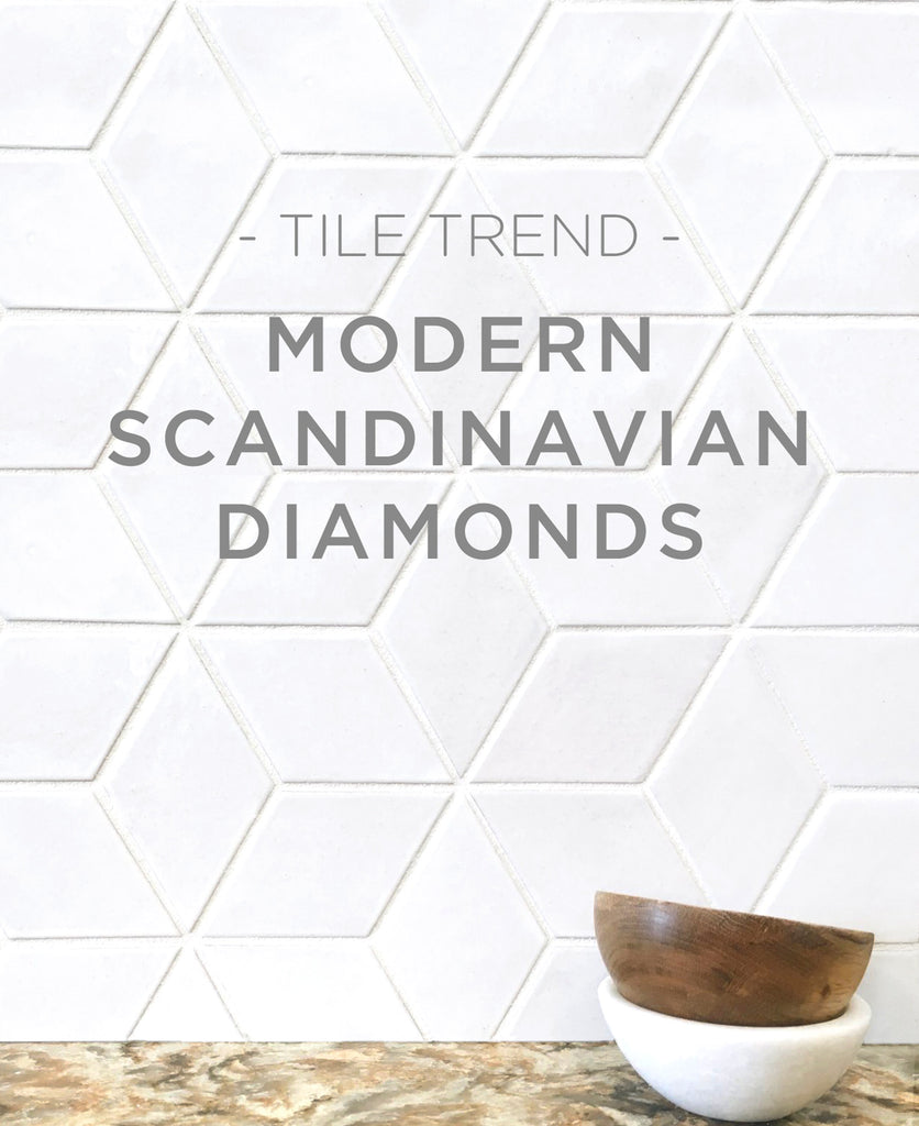 Tile Trend: Modern Scandinavian Diamonds