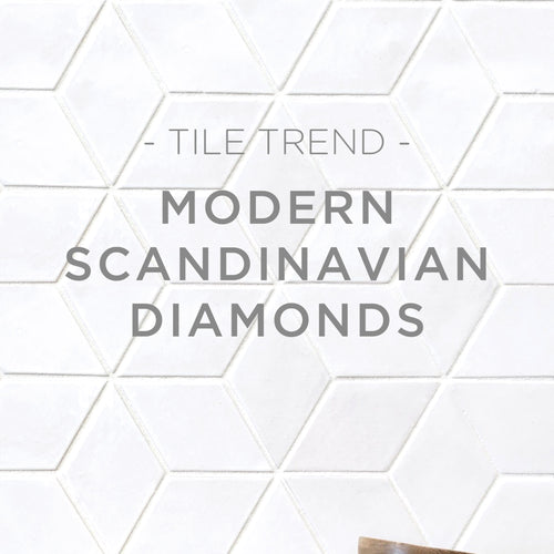 Tile Trend: Modern Scandinavian Diamonds