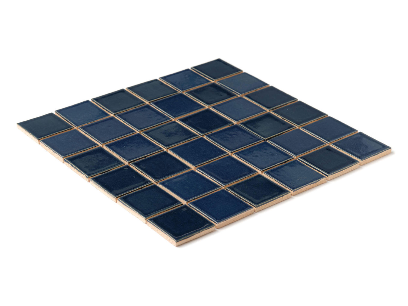 2"x2" Stacked Pattern - 1013 Denim