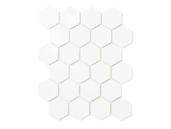 Small Hexagon - 11 Deco White
