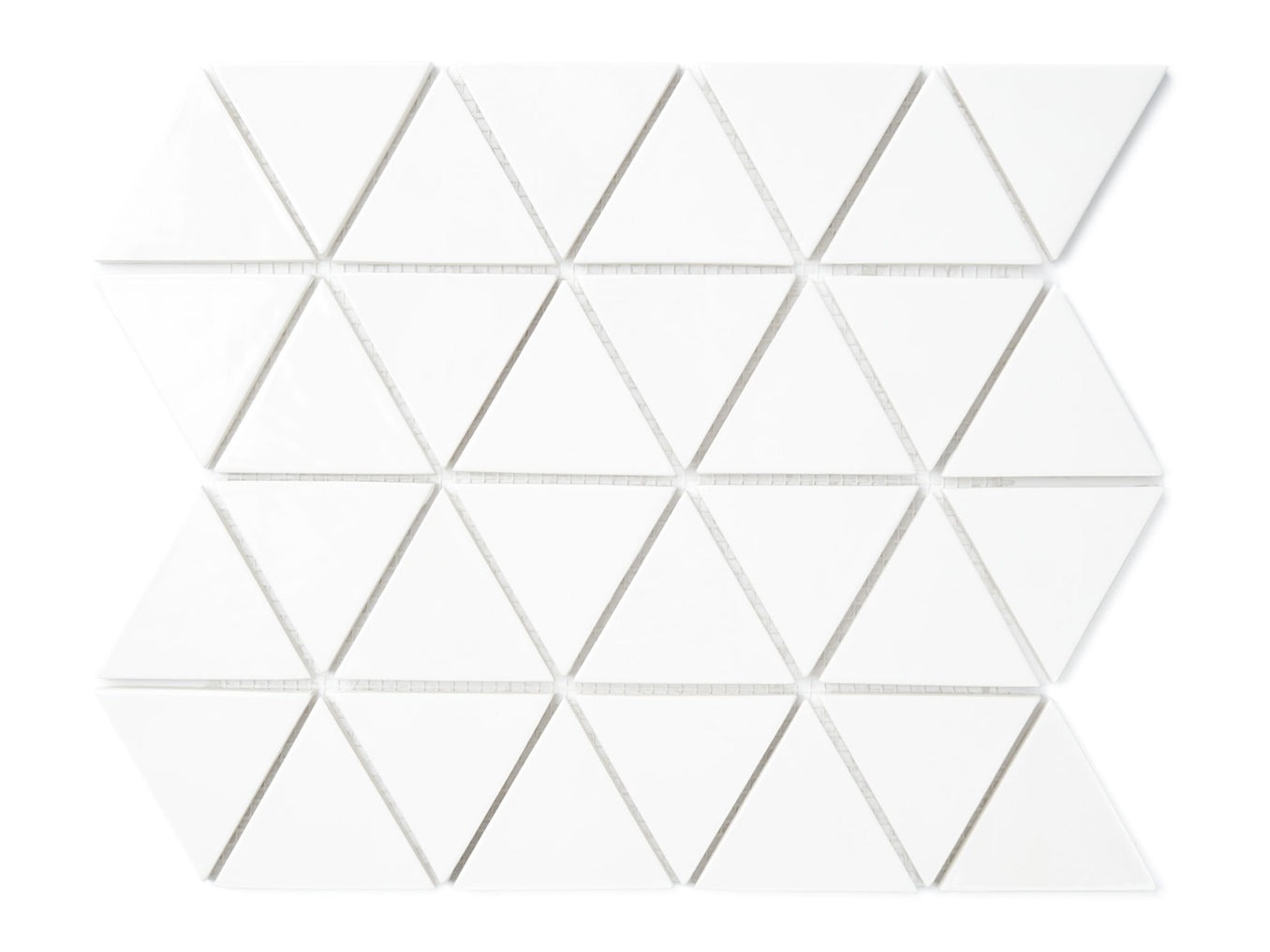 Small Triangles - 11 Deco White