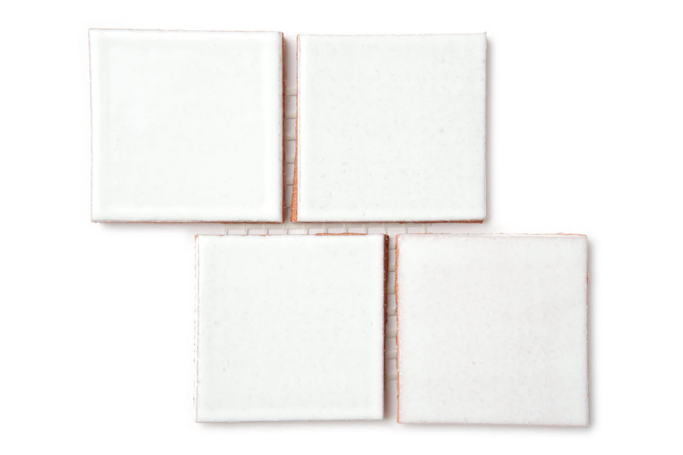 2"x2" Staggered Pattern - 130 White