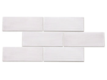 3"x8" Subway Tile - 130 White