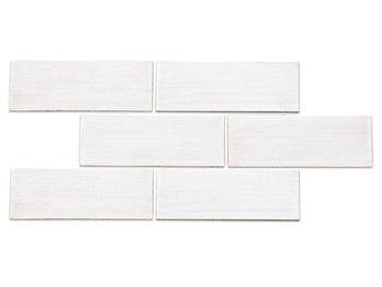 3"x8" Subway Tile - 130 White