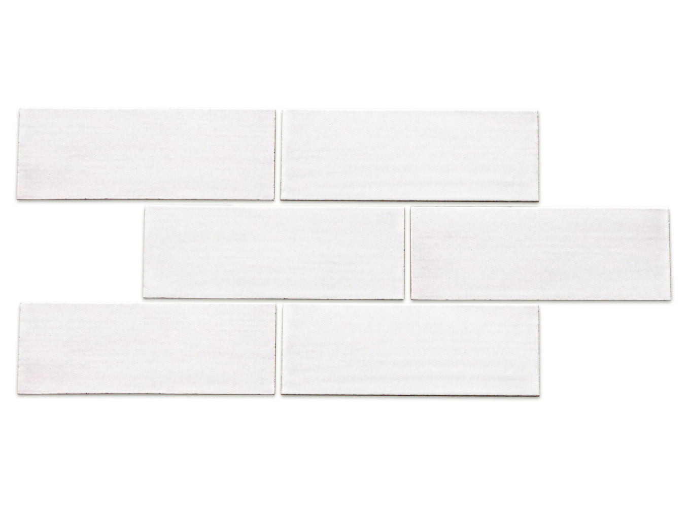 3"x8" Subway Tile - 130 White