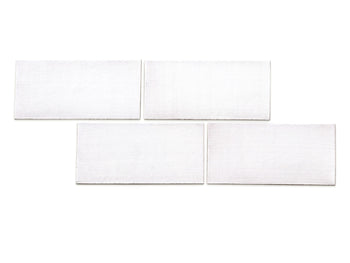 4"x8" Subway Tile - 130 White