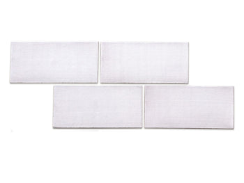 4"x8" Subway Tile - 130 White