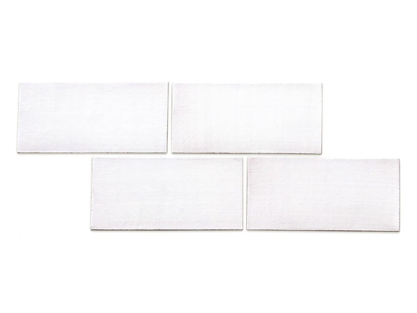 4"x8" Subway Tile - 130 White