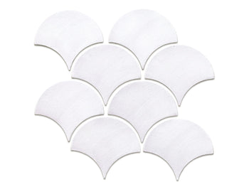 Large Moroccan Fish Scales - 130 White