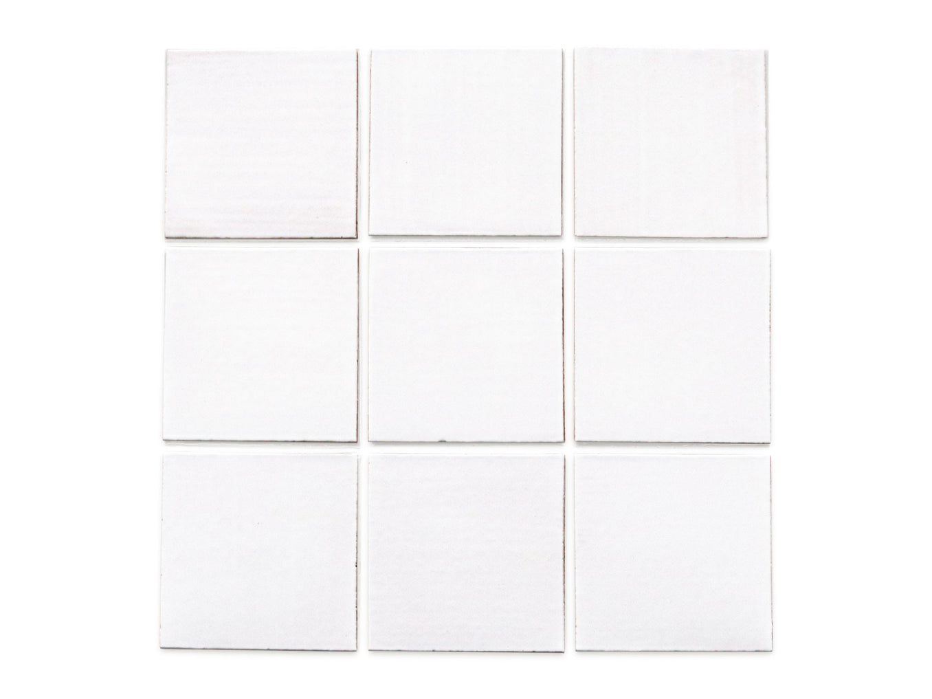 4"x4" Subway Tile - 130 White