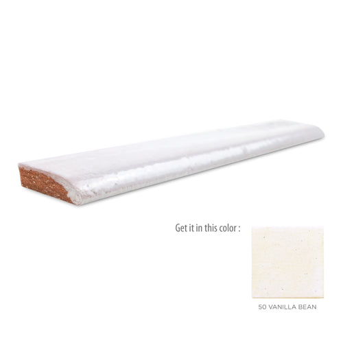 1x6 bullnose tile 50 Vanilla Bean