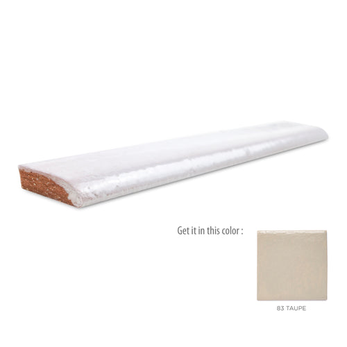 1x6 bullnose tile 106 Linen