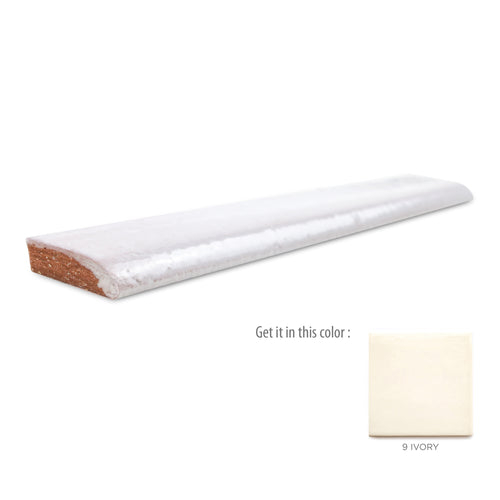 1x6 bullnose tile 9 Ivory