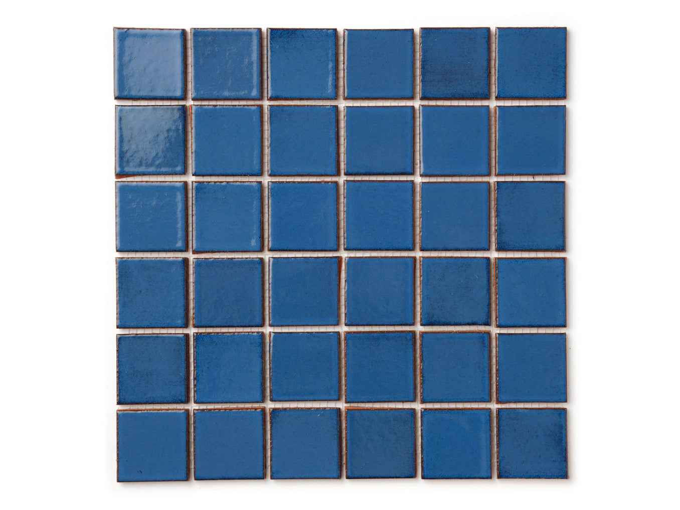2"x2" Stacked Pattern - 23 Sapphire Blue