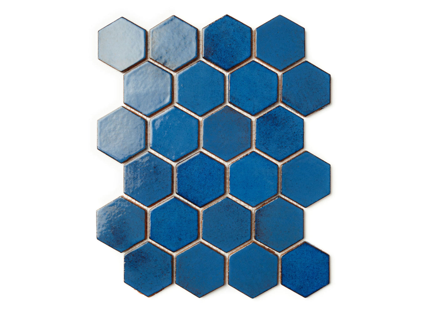 Small Hexagon - 23 Sapphire Blue