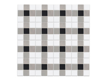 2"x2" Sheeted Tile Pattern - Moonflower Plaid Blend