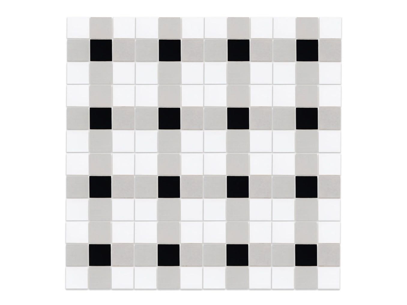 2"x2" Sheeted Tile Pattern - Moonflower Plaid Blend