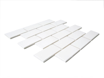 2"x4" Subway Tile - 11 Deco White