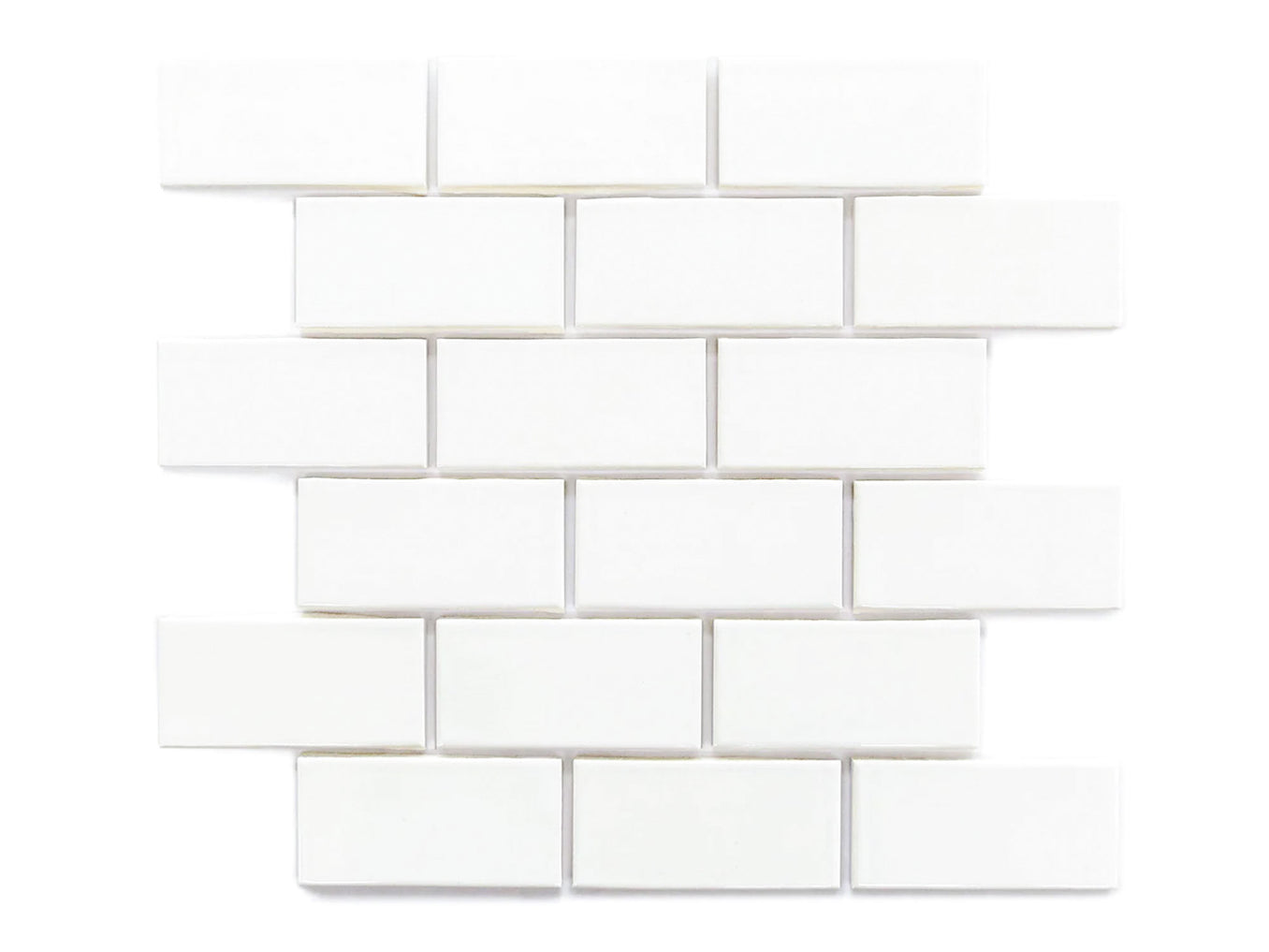 2"x4" Subway Tile - 11 Deco White