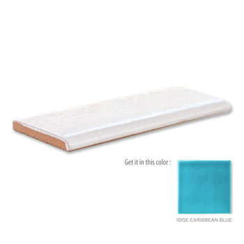 2"x6" Bullnose - 1015E Caribbean Blue