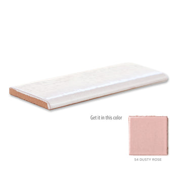 2"x6" Bullnose - 54 Dusty Rose