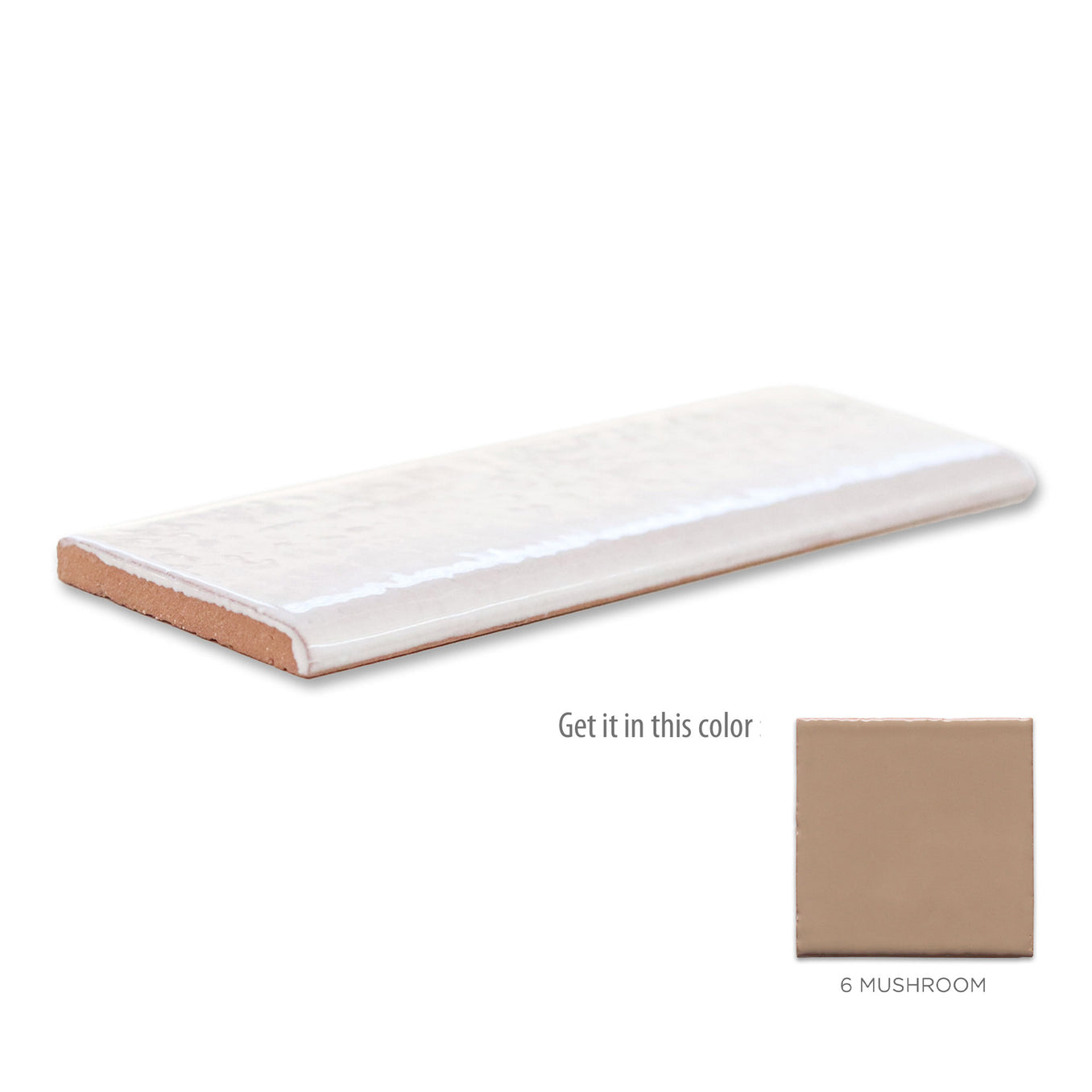 2"x6" Bullnose - 6 Mushroom