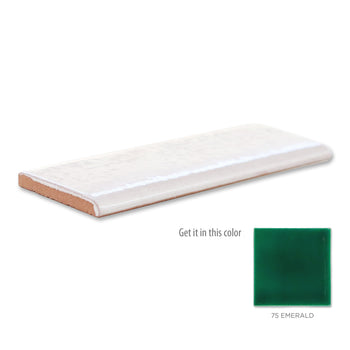 2"x6" Bullnose - 75 Emerald