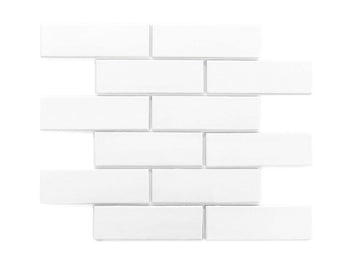 2"x6" Subway Tile - 11 Deco White