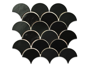 Medium Moroccan Fish Scales - Onyx Blend
